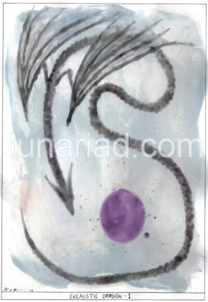 Encaustic Dragon 1